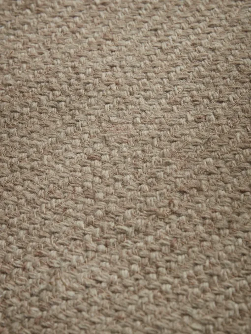 Cox & Cox Rugs|Rugs<Agna Round Scalloped Rug - Natural