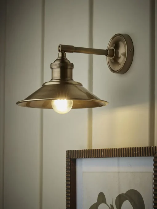 Cox & Cox Wall Lights<Antique Brass Wall Light