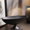 Cox & Cox Bowls, Dishes & Trinket Boxes<Antiqued Brass Effect Footed Bowl