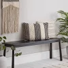 Cox & Cox Benches<Bergen Oak Bench - Black