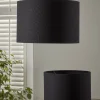 Cox & Cox Shades<Black Linen Shade