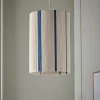Cox & Cox Shades<Blue Stripe Woven Shade