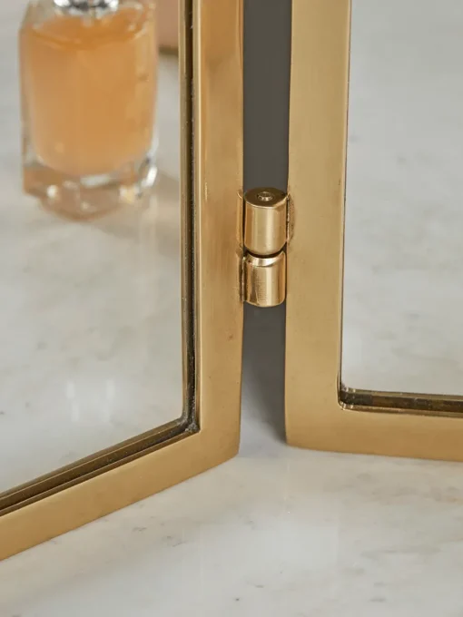 Cox & Cox Table Mirrors<Brass Folding Dressing Table Mirror