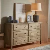 Cox & Cox Chests Of Drawers|Chests Of Drawers<Camille Double Chest of Drawers - Limewashed