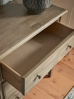 Cox & Cox Chests Of Drawers|Chests Of Drawers<Camille Double Chest of Drawers - Limewashed