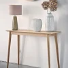 Cox & Cox Console Tables<Chevron Oak Console Table