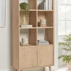 Cox & Cox Cabinets<Chevron Oak Display Unit