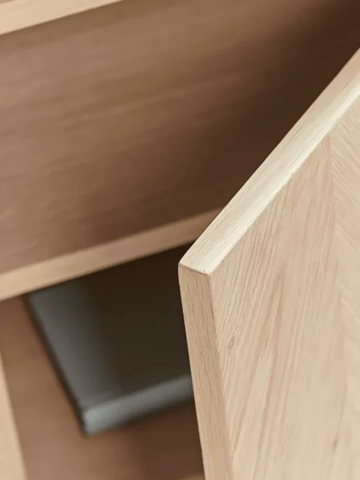 Cox & Cox Cabinets<Chevron Oak Display Unit