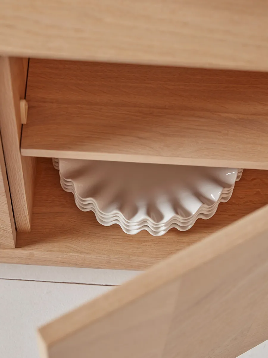 Cox & Cox Sideboards<Chevron Oak Sideboard