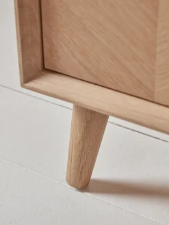 Cox & Cox Sideboards<Chevron Oak Sideboard