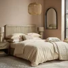 Cox & Cox Bedding|Bedding<Cotton King Duvet Cover Set - Flax