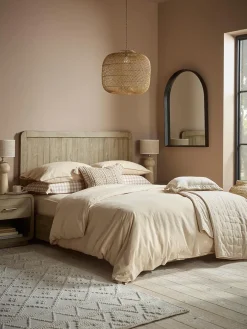 Cox & Cox Bedding|Bedding<Cotton Super King Duvet Cover Set - Flax