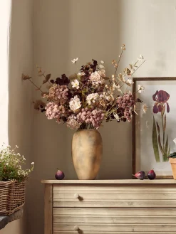 Cox & Cox Vases<Distressed Cement Vase