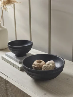 Cox & Cox Bowls, Dishes & Trinket Boxes<Etched Mango Wood Bowl - Large