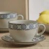 Cox & Cox Dinnerware<Fiorella Teacup and Saucer