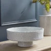 Cox & Cox Ornaments<Footed Textured Decorative Bowl