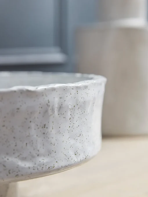 Cox & Cox Ornaments<Footed Textured Decorative Bowl