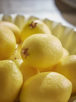 Cox & Cox Ornaments<Four Decorative Faux Lemons