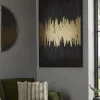 Cox & Cox Wall Art<Framed Golden Canvas