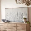 Cox & Cox Wall Art<Framed Wildflower Hessian Wall Art