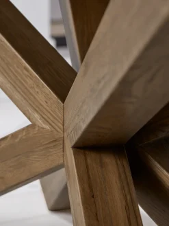 Cox & Cox Dining Tables<Geo Rustic Oak Dining Table