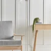 Cox & Cox Floor Lamps<Glass & Concrete Floor Lamp