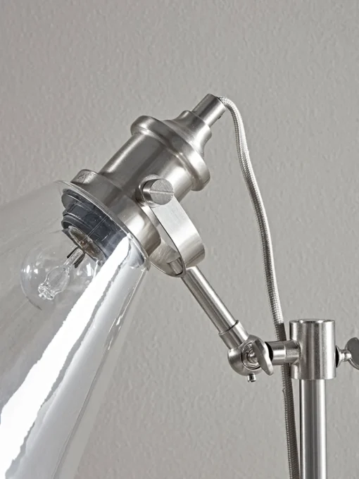 Cox & Cox Floor Lamps<Glass & Concrete Floor Lamp