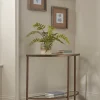 Cox & Cox Console Tables<Glass Display Console Table - Aged Bronze