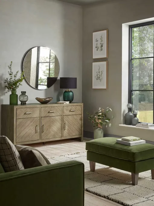 Cox & Cox Table Lamps|Bedside Lights<Green Cut Glass Table lamp