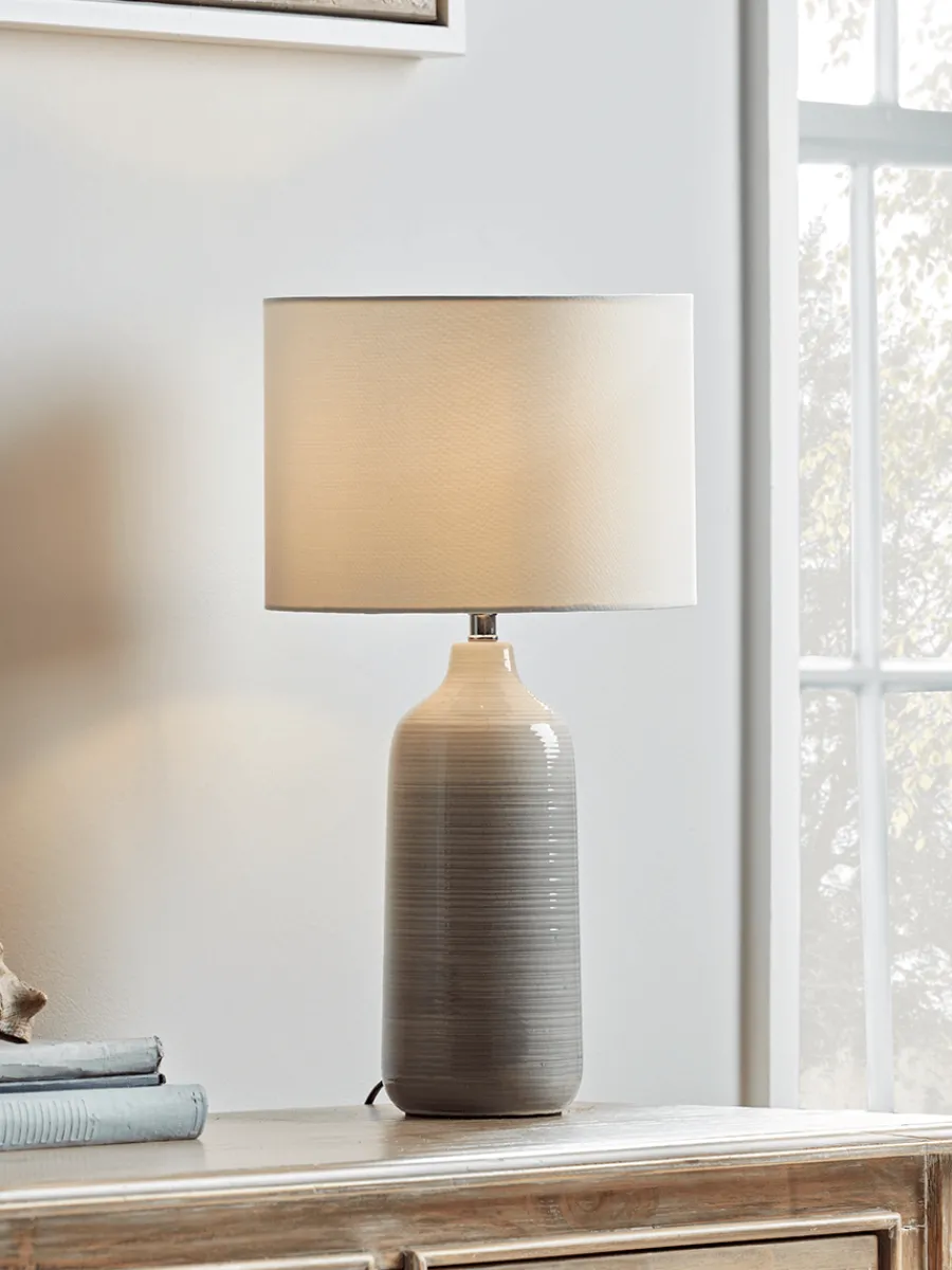 Cox & Cox Table Lamps<Grey Ombre Table Lamp