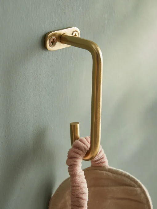 Cox & Cox Hooks & Hook Racks<Hammered Brass Single Hook