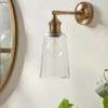 Cox & Cox Wall Lights<Hammered Glass Wall Light