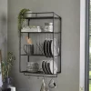 Cox & Cox Shelves|Bookcases & Shelf Units<Industrial Style Iron Wall Unit - Medium