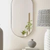 Cox & Cox Wall Mirrors<Lozenge Shaped Wall Mirror - Black