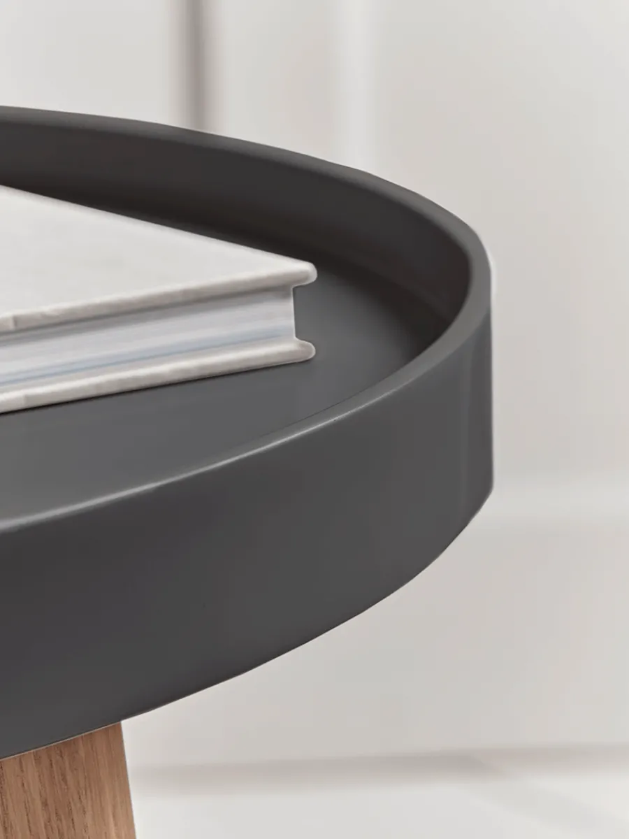 Cox & Cox Side Tables<Mila Side Tables - Charcoal