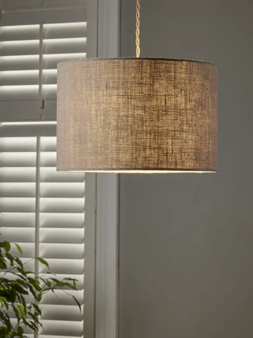 Cox & Cox Shades<Natural Linen Textured Shade
