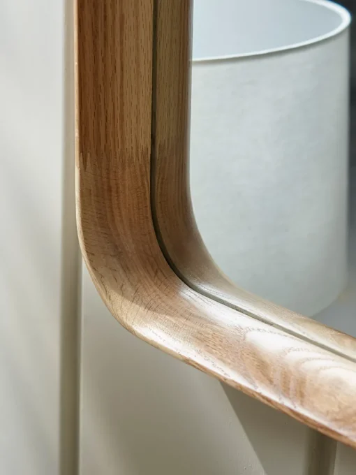 Cox & Cox Wall Mirrors<Oak Deep Framed Mirror - Squoval