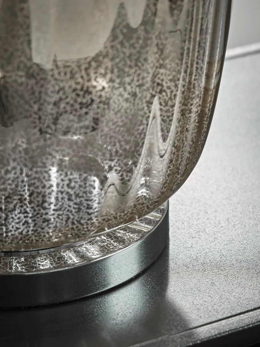Cox & Cox Table Lamps<Oversized Mercuried Glass Table Lamp