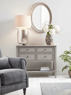 Cox & Cox Table Lamps<Oversized Mercuried Glass Table Lamp