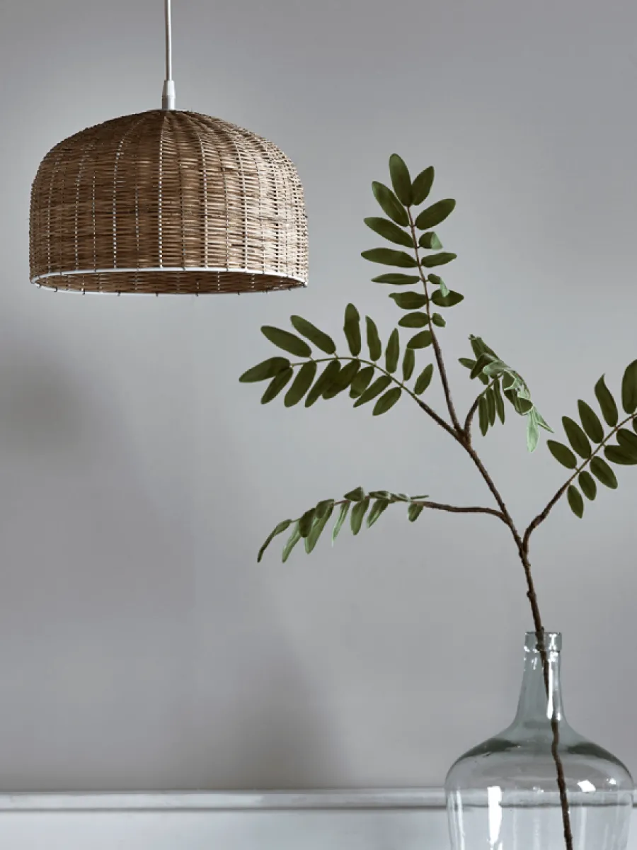 Cox & Cox Pendants<Rattan Dome Pendant