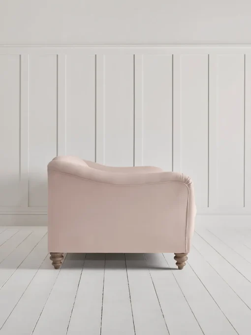 Cox & Cox Armchairs & Loveseats<Ribe Three Seater Sofa - Blush Velvet