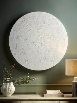 Cox & Cox Wall Art<Round Textured Wall Art