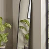 Cox & Cox Full Length Mirrors<Slim Arch Mirror - Black