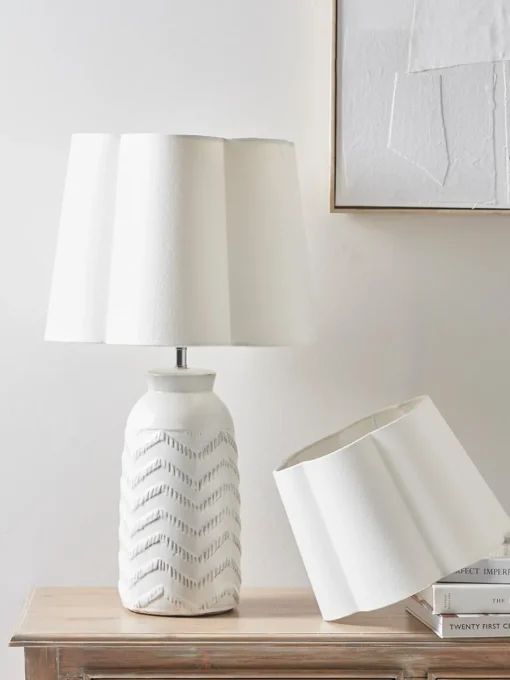 Cox & Cox Shades<Tapered Scalloped Edge Shade