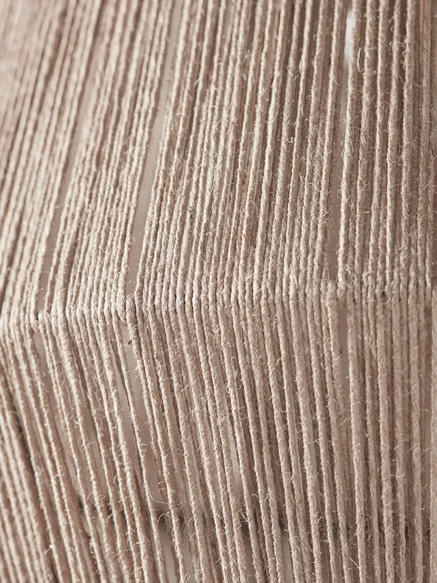 Cox & Cox Pendants<Tapered Woven Rope Pendant