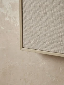 Cox & Cox Wall Art<Textured Squares Framed Linen Wall Art