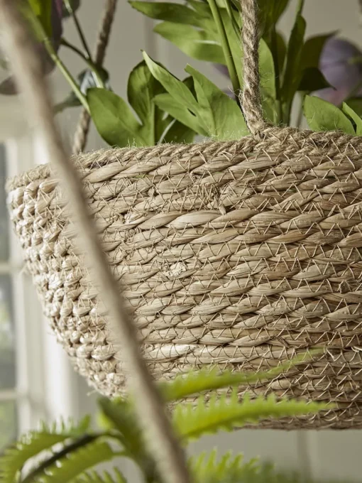 Cox & Cox Indoor Planting<Three Seagrass Hanging Planters