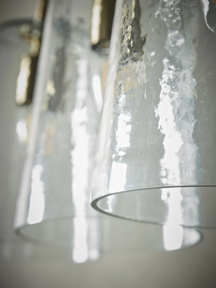 Cox & Cox Pendants<Three Tapered Glass Pendants