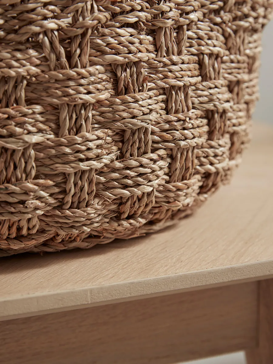 Cox & Cox Bags & Baskets<Three Woven Seagrass Storage Baskets