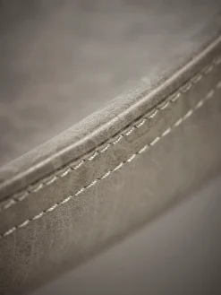 Cox & Cox Stools<Two Faux Leather Counter Stools - Grey